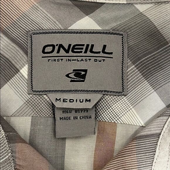 Men's O’Neill Multicolor Plaid LS Shirt - Picture 4 of 6